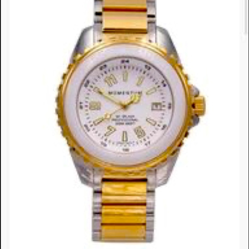 New in box Splash Ceramic Gold [38mm] - White Waterproof dive watch